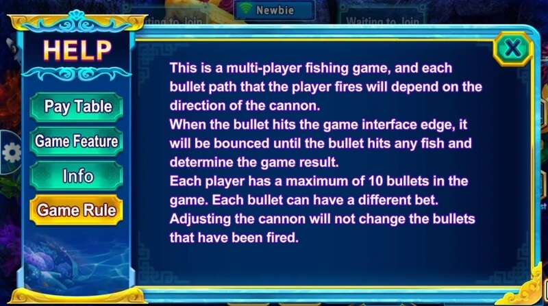 Game rules of JDB Dragon Fishing