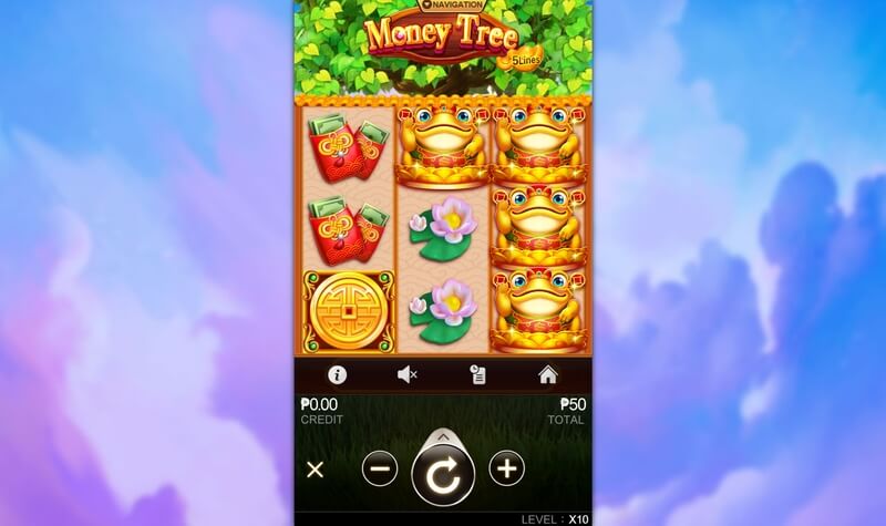 Interface of Money Tree Slot Game